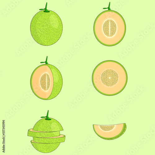 set of melon