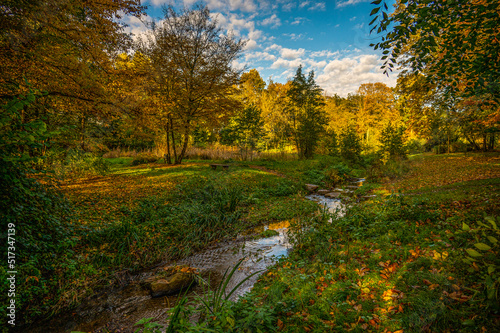 Salinenpark Sulzbach-Saar  im Herbst photo