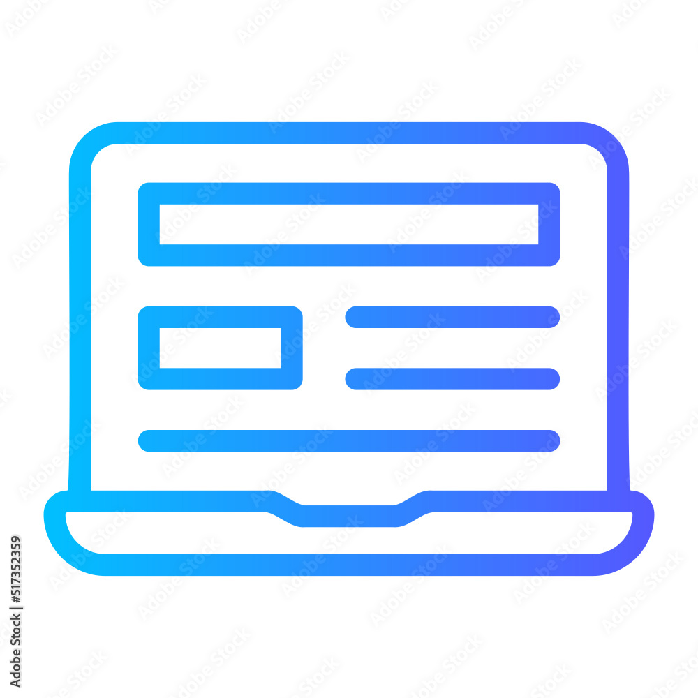 laptop gradient icon laptop gradient icon