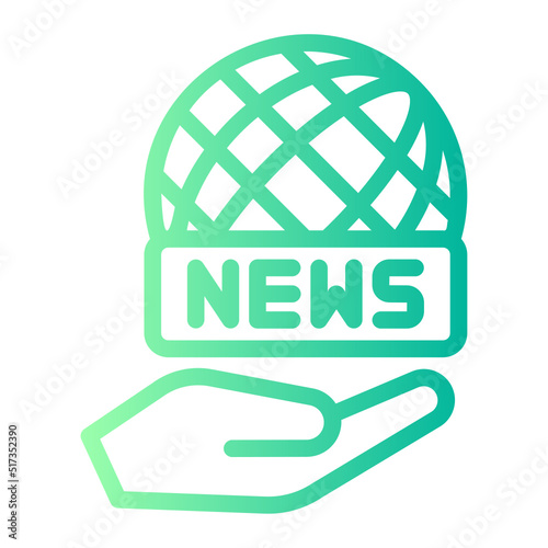 news gradient icon