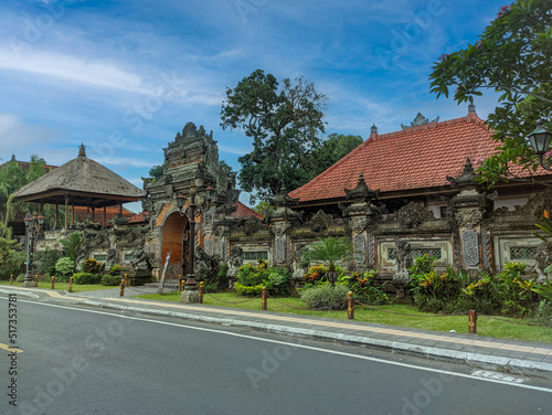 Ubud Royal Palace is located at center of Ubud City and a part of palace opens to public. There are many statue and engravings. © Kedek Creative