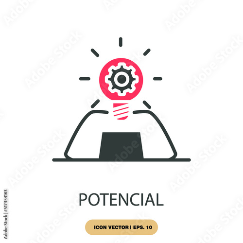potential icons  symbol vector elements for infographic web