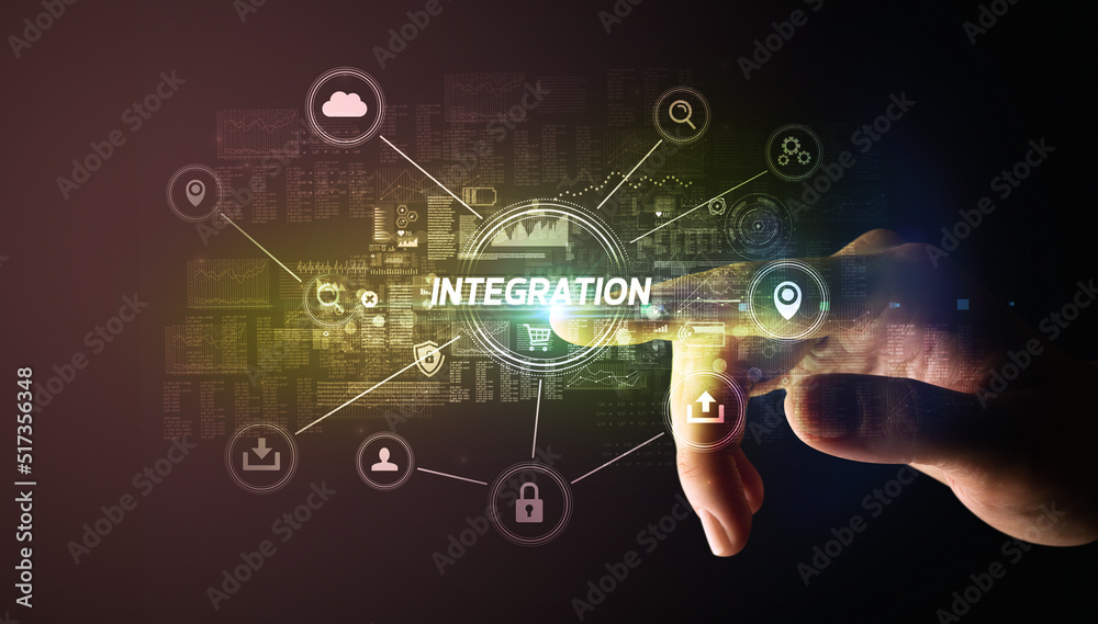 Hand touching cybersecurity button concept concept Hand touching cybersecurity button concept concept