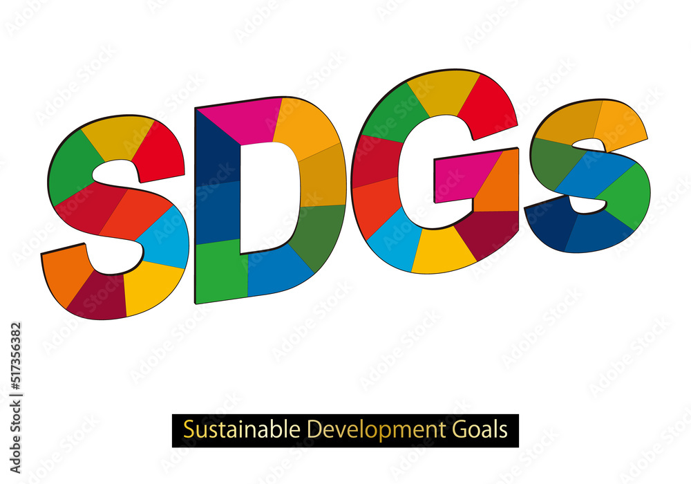 Obraz premium SDGs CMYK指定色アイソメトリックアイコン