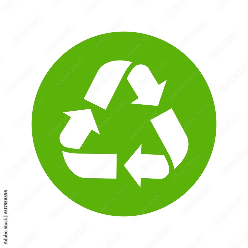 Recycle vector triangle arrow cycle icon. eco waste bin, organic package reuse or bio recycle arrows symbol Recycle vector triangle arrow cycle icon. eco waste bin, organic package reuse or bio recycle arrows symbol