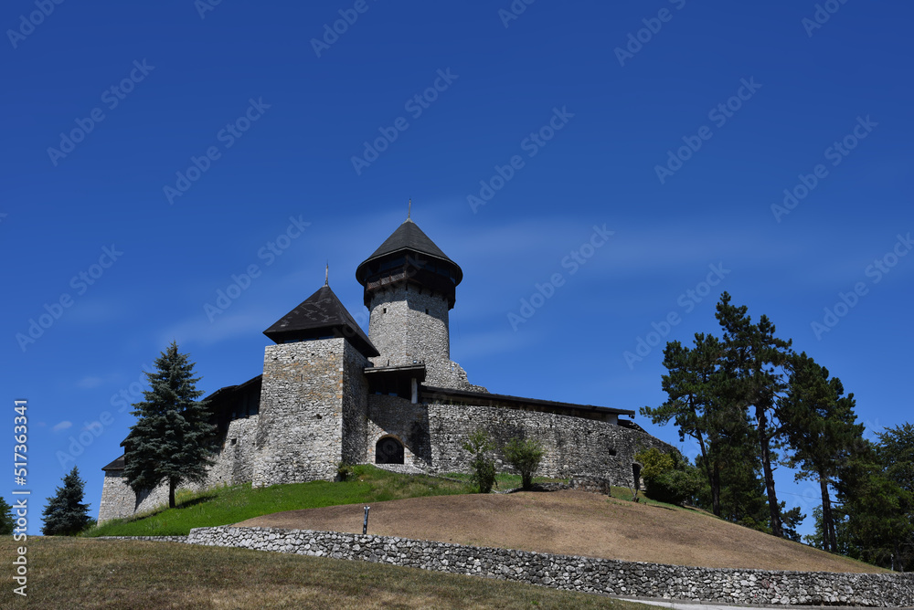 Velika Kladusa, Bosnia and Herzegovina - 07 07 2022: Last Ottomans fortress in Europe.  