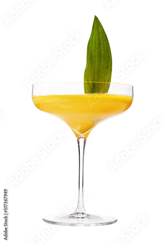 Yellow cocktail