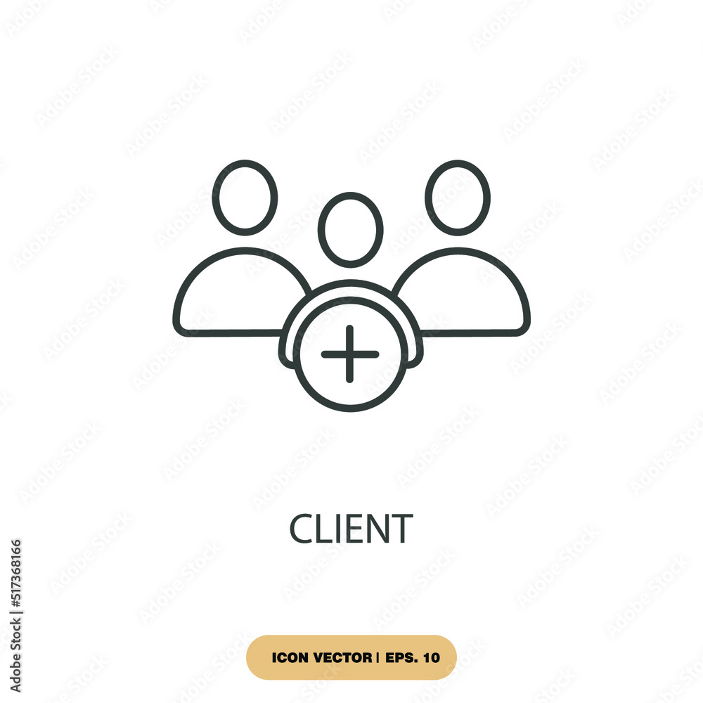 client icons symbol vector elements for infographic web client icons symbol vector elements for infographic web