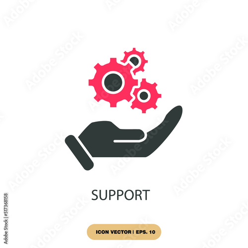support icons  symbol vector elements for infographic web