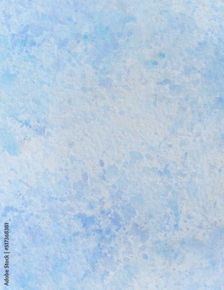 Blue Watercolor Texture Illustration, water color background