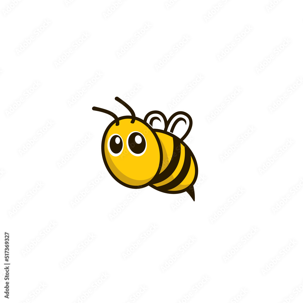 Bee logo or icon design Bee logo or icon design