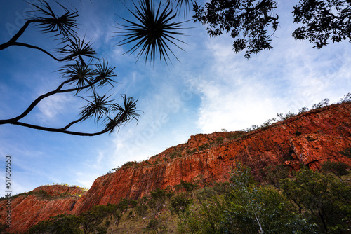 Cliff of El Questro, on the way to beautiful Emma Gorge in Kimberley, Western Australia photo