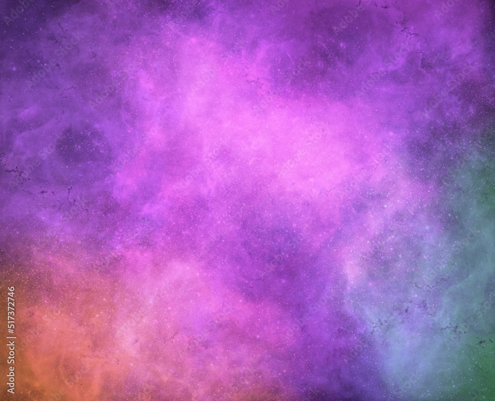 Fototapeta premium Realistic Space Background with Nebula Star Clouds.