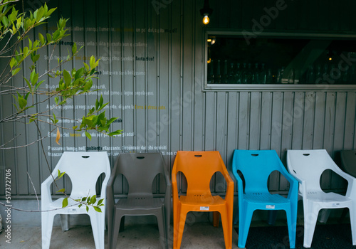 chairs and tables