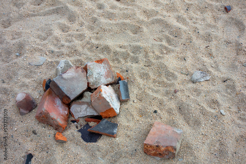 stone in the desert
