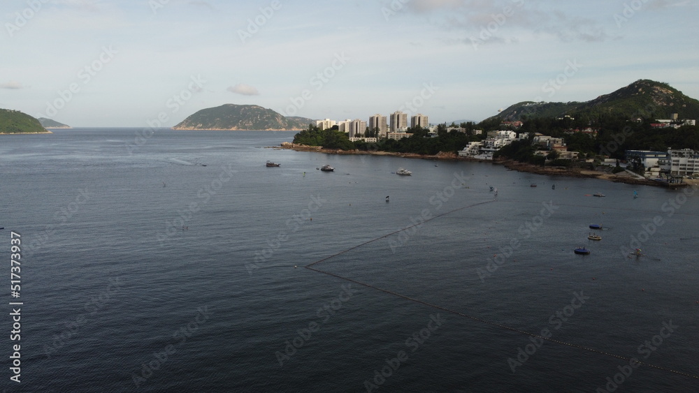 Fototapeta premium view of the sea from the sea