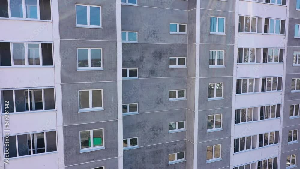 Construction of a multi-storey panel reinforced concrete house. Safe ...