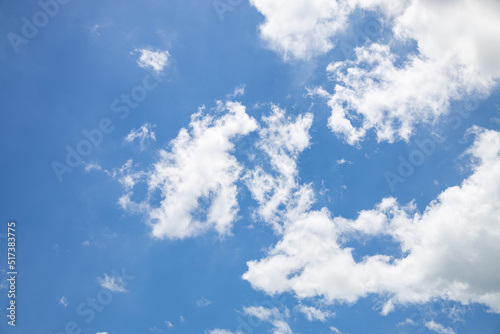 blue sky with clouds