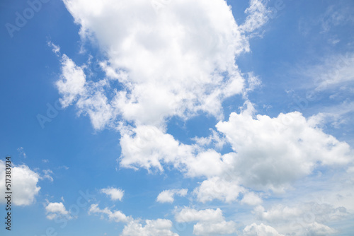 blue sky with clouds