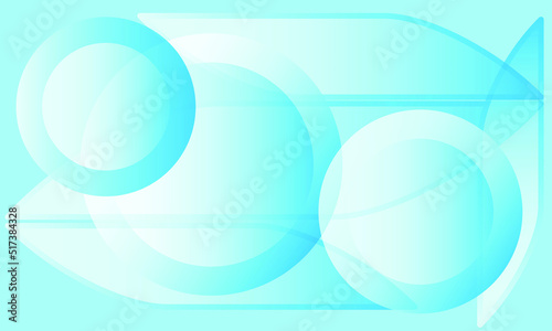 abstract blue background with circles. vector illustration