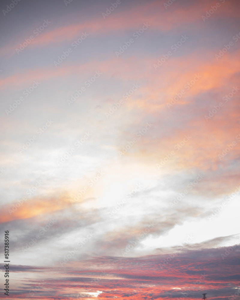 Naklejka premium cielo cotton candy