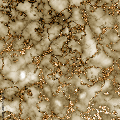 Gold Marble Background With Glitter Veining Abstract Swirl Texture