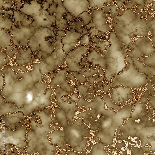 Gold Marble Background With Glitter Veining Abstract Swirl Texture