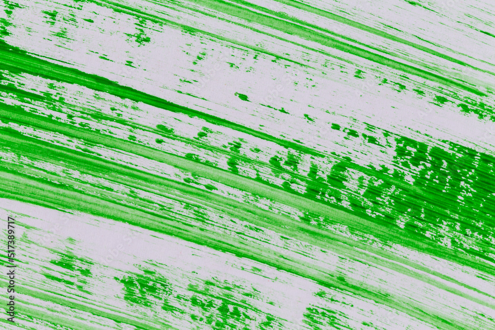 acrylic green paint texture background