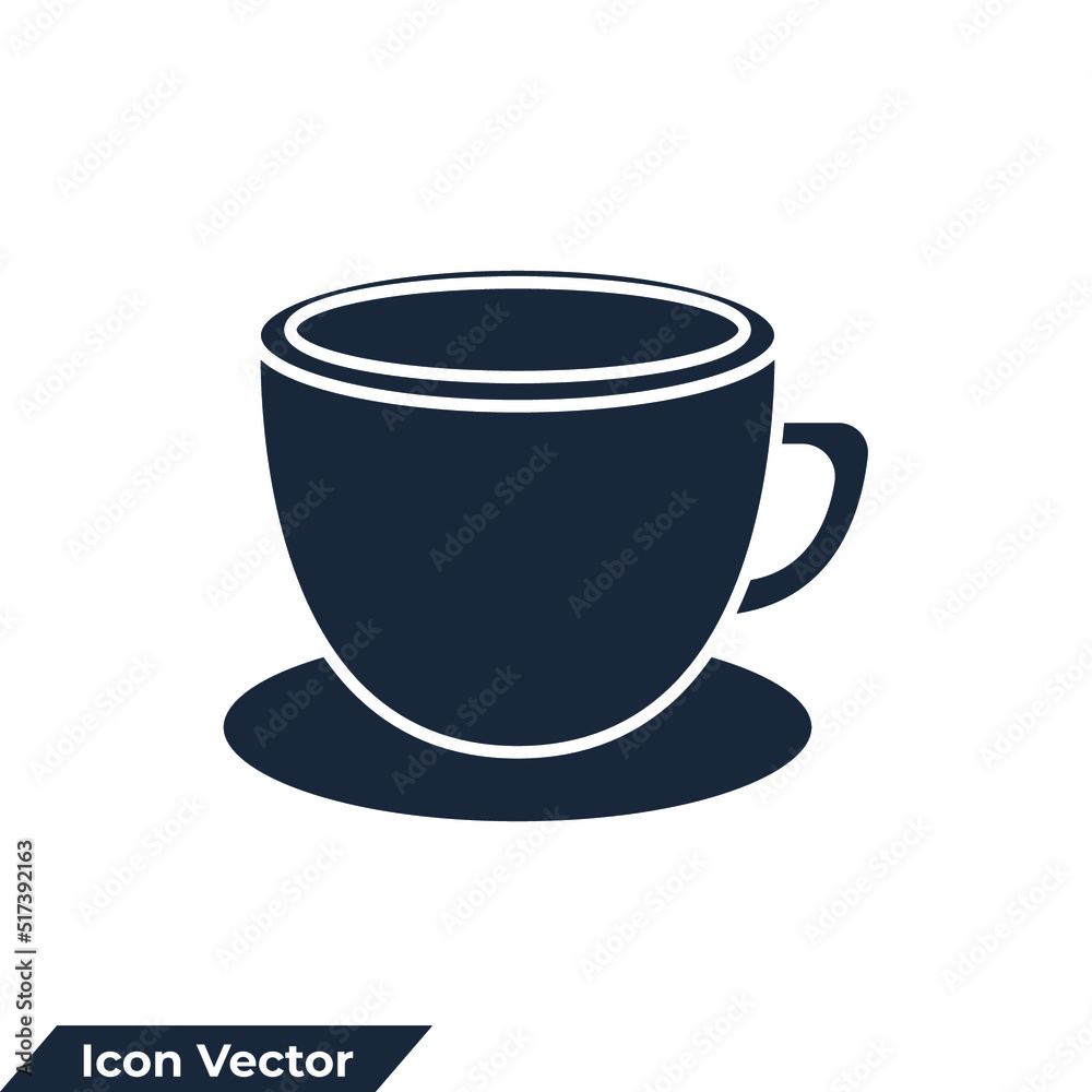 coffee icon logo vector illustration. cups coffee symbol template for graphic and web design collection