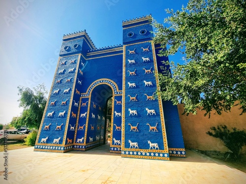 Babylon gate in Iraq