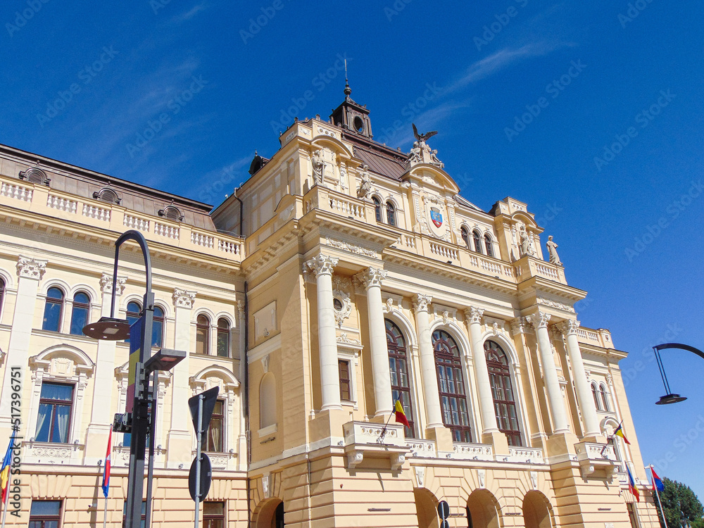 Oradea City Hall building. Summer