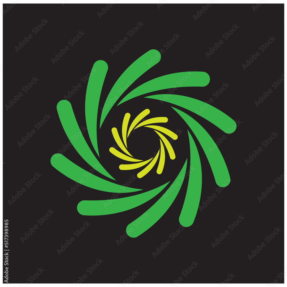 Circle vector flat design template logo Circle vector flat design template logo