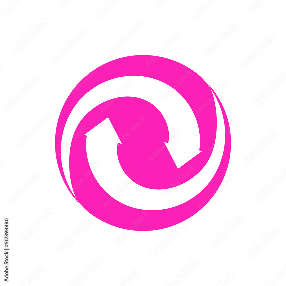 Circle vector flat design template logo Circle vector flat design template logo