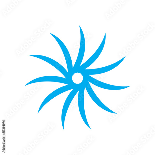 Circle vector flat design template logo © evandri237@gmail