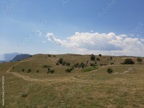 Mountain Bjelasnica summer landscape near Lukomir, Bosnia and Herzegovina