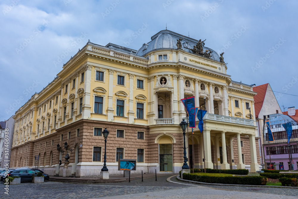 View of the Slovak National Theatre in Bratislava, Slovakia