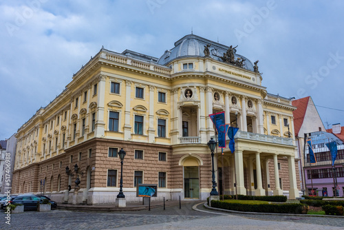 View of the Slovak National Theatre in Bratislava  Slovakia