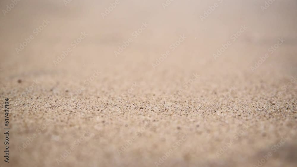 Close up grain of sand at the sea shore moving by the wind. Nature concept. Close up grain of sand at the sea shore moving by the wind. Nature concept.