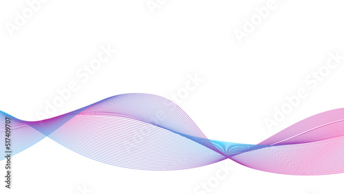 smooth wave abstract background vector illustration