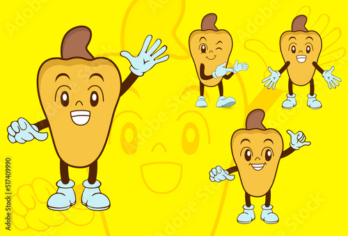 Foto Chicken Mascot for food business with optional apprearance