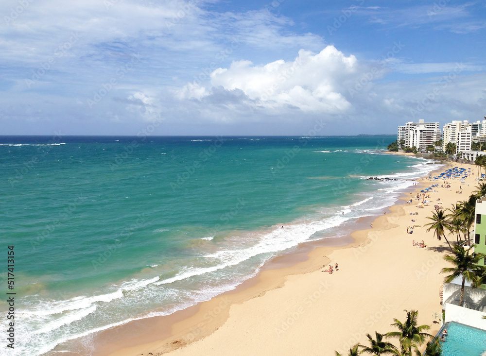 Beach in San Juan Puerto Rico