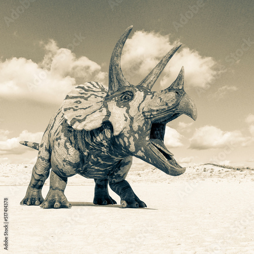 triceratops is angry