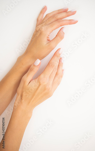 care for woman hands