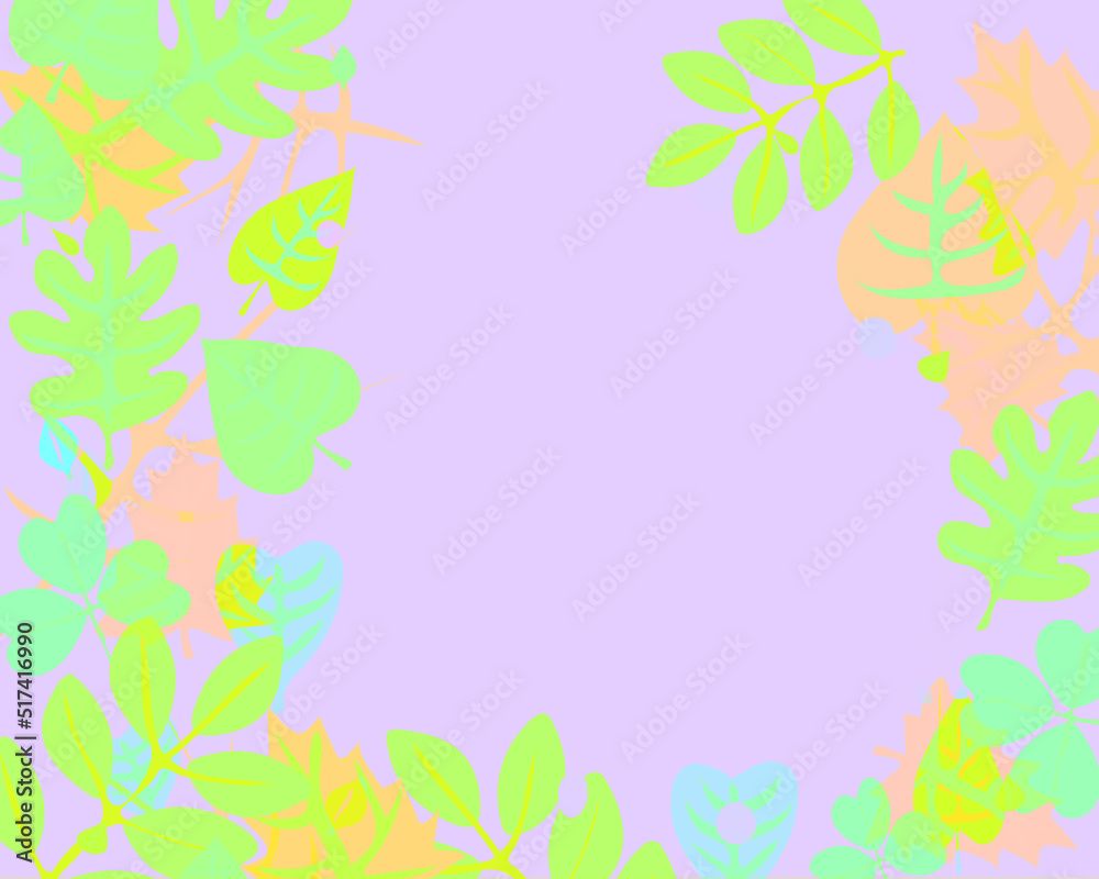 Title: nature, leafs background with space for text