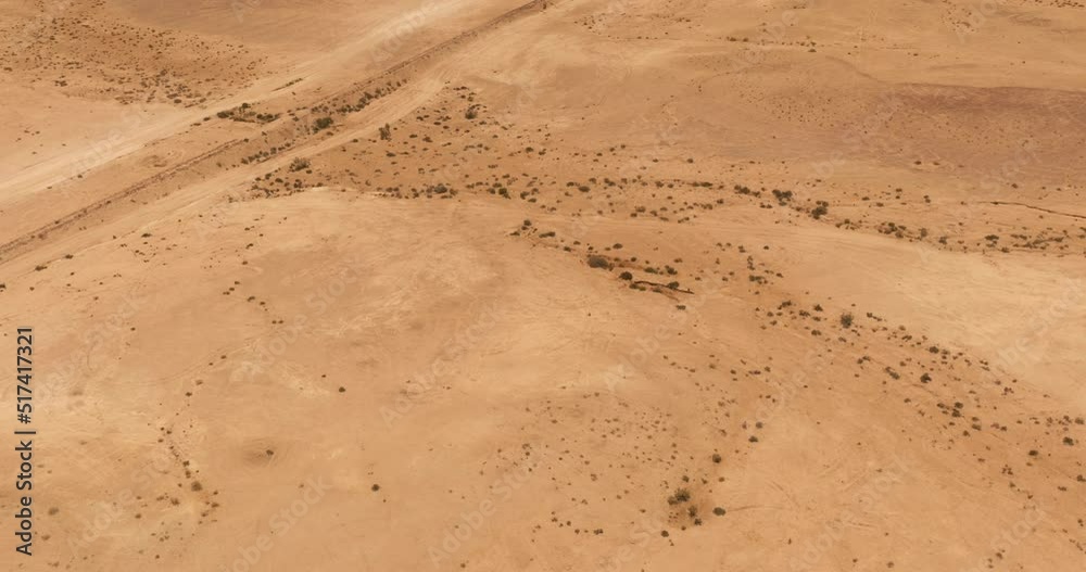 Aerial view of southern Israel Negev desert dry land. Aerial view of southern Israel Negev desert dry land.