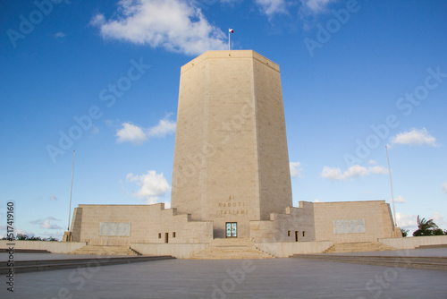 EL ALAMEIN - JANUARY 27: - Beautiful view of the British War Memorial in El Alamein, Egypt