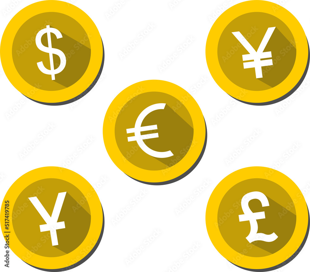 collection of currency coins of several countries collection of currency coins of several countries