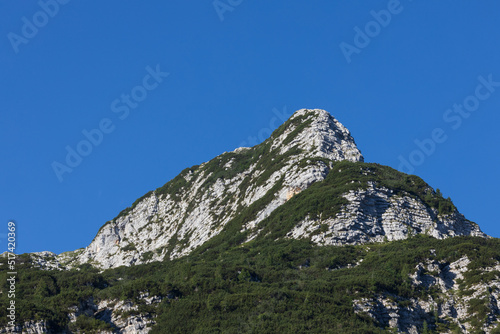 Mount Smohor above Krn Lake in Triglav National Park Julian Alps Slovenia © Fotopogledi