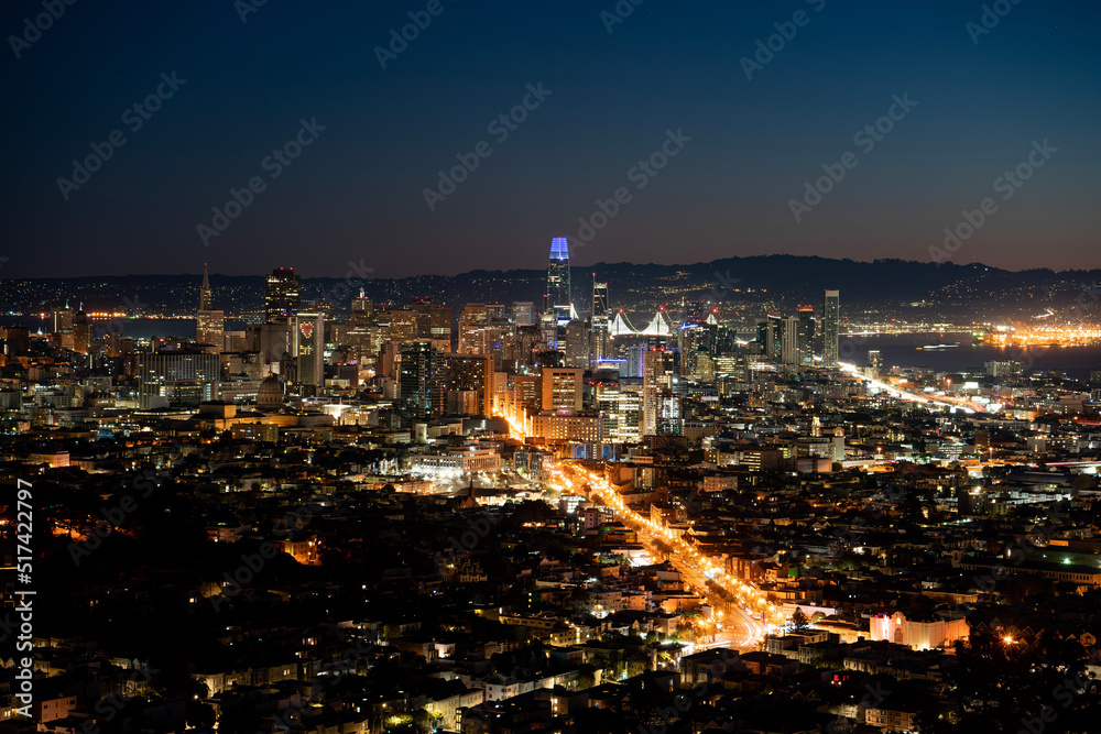 Panorama San Francisco at Night