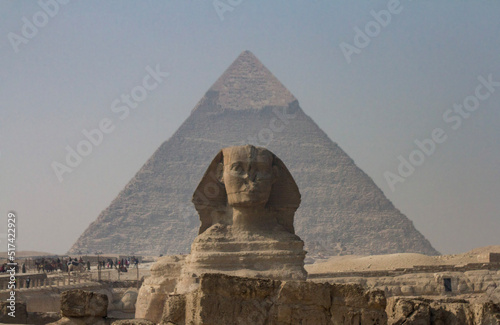 Sphinx and Pyramids of Giza